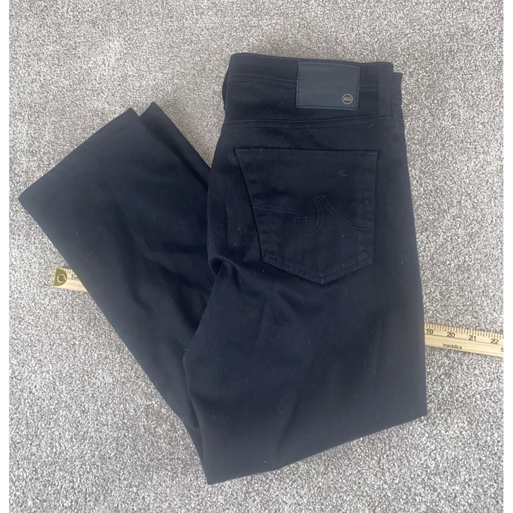 AG Adriano Goldschmied Jeans Men 36x28 Black Everett Slim Straight Skater Read